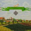 Schachdorf Löberitz - Gemälde von Franz Dießner