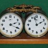 Schachuhr um 1900, Metall, 
Vorbesitzer: 

bis 2019 Manfred Evkhoff, Brunsbüttel
